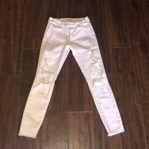 PacSun ripped white jeans